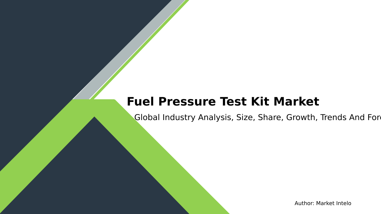 Fuel Pressure Test Kit Market Research Report 2033