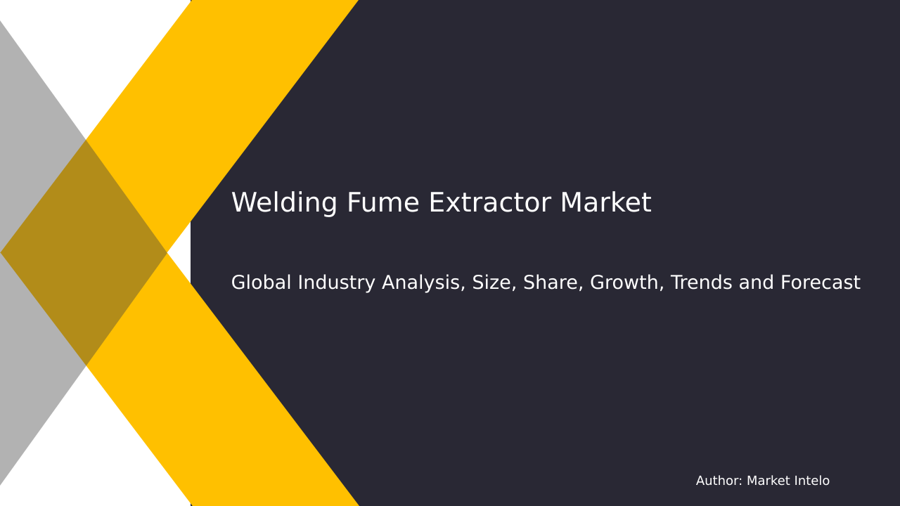 Welding Fume Extractor Market Research Report 2033